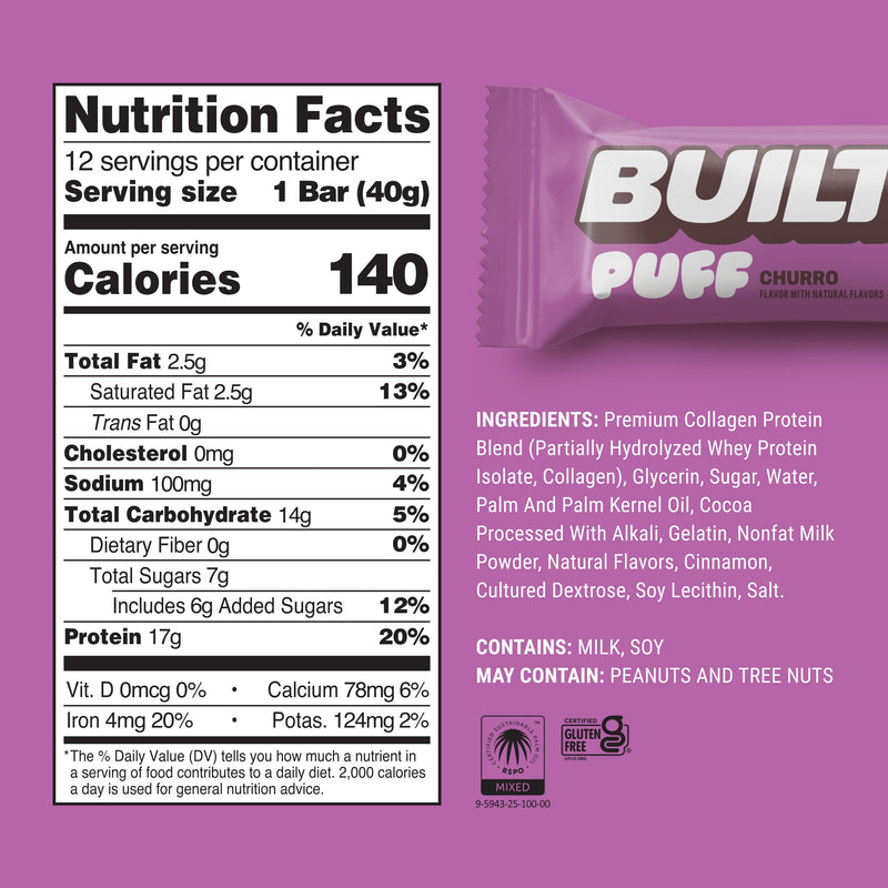 Built Puff Bars Churro Puff Built Puff Bars Churro Puff