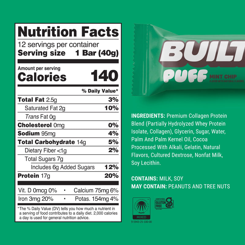 Built Puff Bars Mint Chip Puff Built Puff Bars Mint Chip Puff