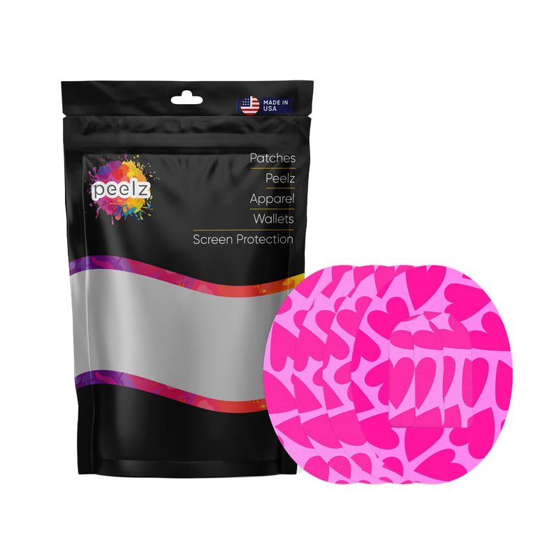 Puffy Hearts Pod Patch Tape - Pump Peelz Puffy Hearts Pod Patch Tape - Pump Peelz