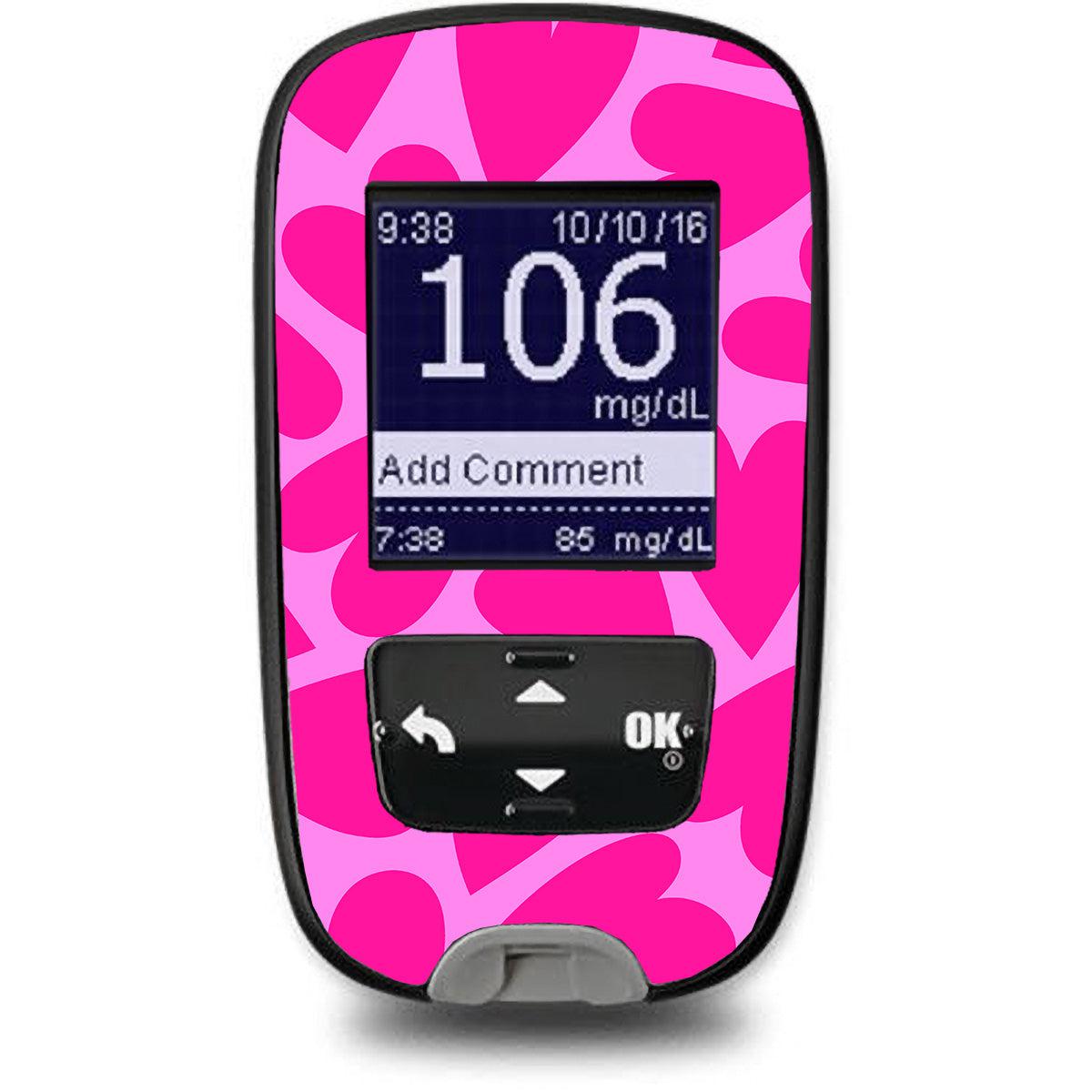 Puffy Hearts Sticker for the Accu-Chek Guide Glucometer Puffy Hearts Sticker for the Accu-Chek Guide Glucometer