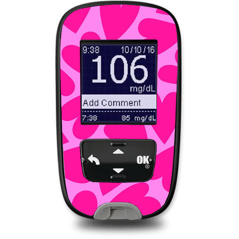 Puffy Hearts Sticker for the Accu-Chek Guide Glucometer Puffy Hearts Sticker for the Accu-Chek Guide Glucometer