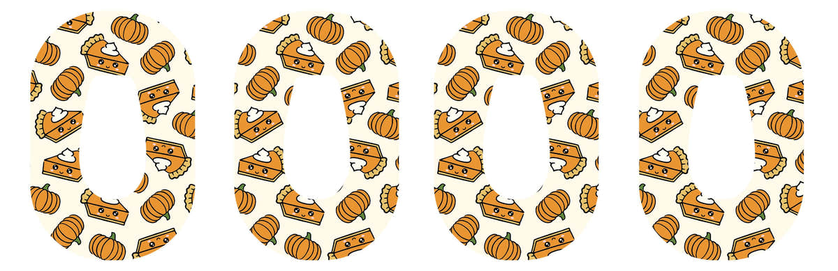 Pumpkin Pie Dexcom G6 Patch Tape - Pump Peelz Pumpkin Pie Dexcom G6 Patch Tape - Pump Peelz