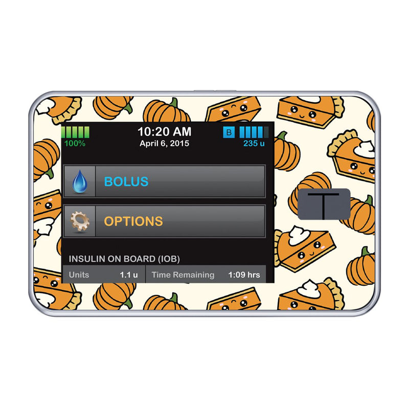 Pumpkin Pie Sticker for Tandem t:slim Pumpkin Pie Sticker for Tandem t:slim