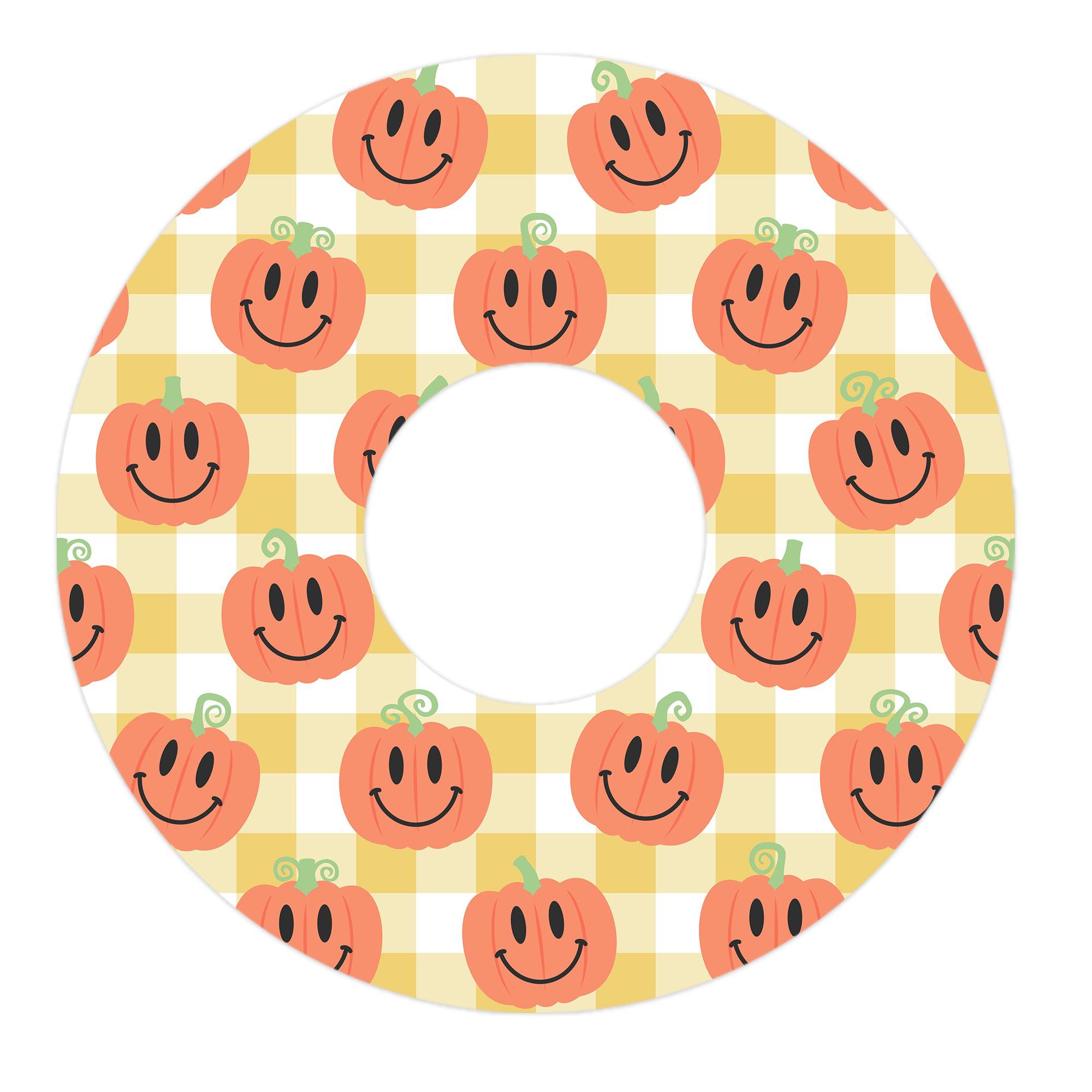 Pumpkin Smilies FreeStyle Libre 3 Plus & Lingo Patch Tape - Pump Peelz Pumpkin Smilies FreeStyle Libre 3 Plus & Lingo Patch Tape - Pump Peelz