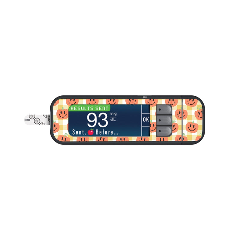 Pumpkin Smilies for Bayer Contour Next Glucometer Pumpkin Smilies for Bayer Contour Next Glucometer