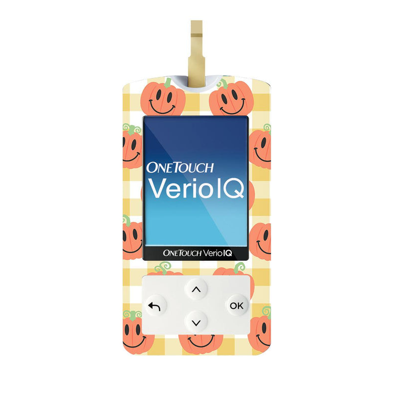 Pumpkin Smilies for OneTouch Verio IQ Glucometer Pumpkin Smilies for OneTouch Verio IQ Glucometer