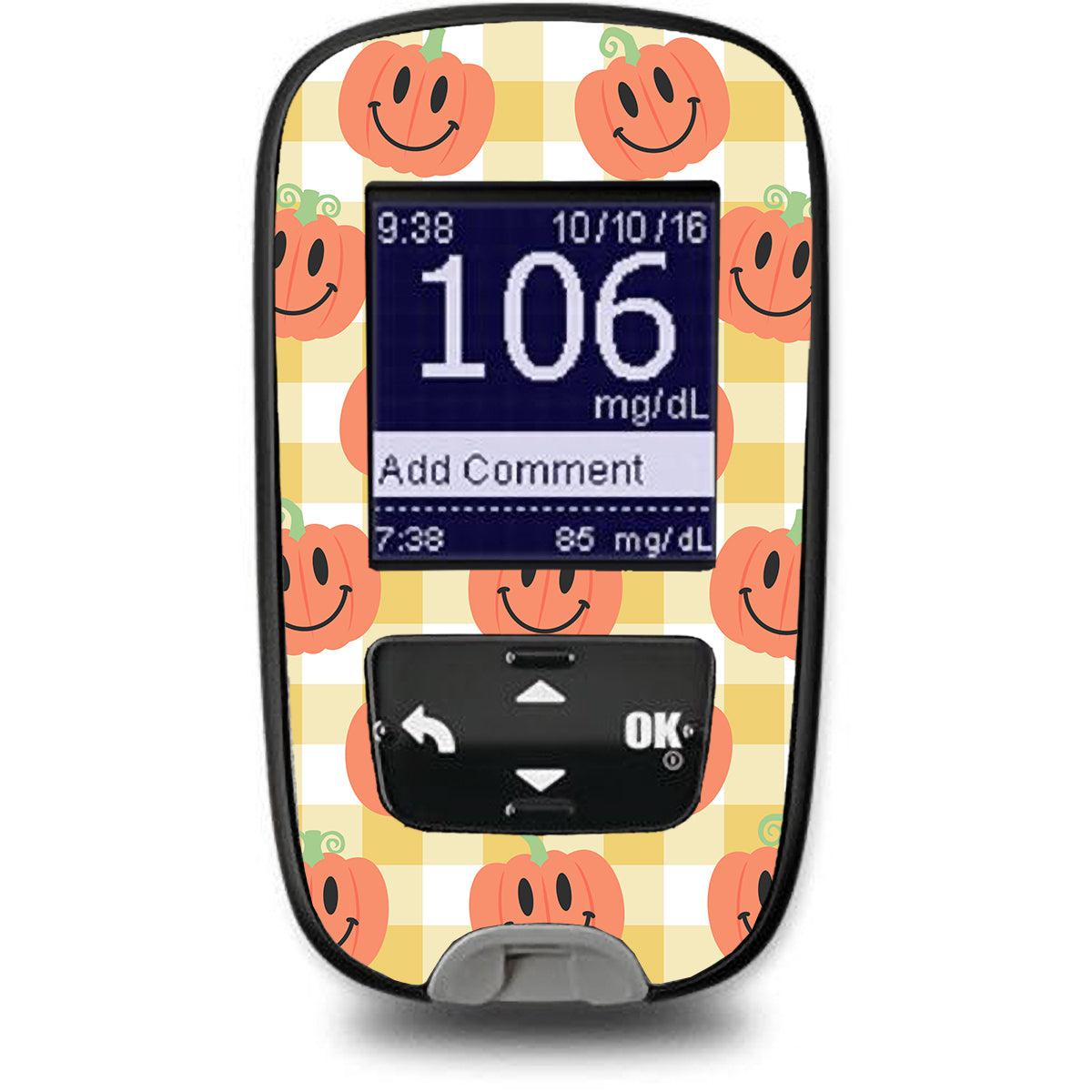 Pumpkin Smilies for the Accu-Chek Guide Glucometer Pumpkin Smilies for the Accu-Chek Guide Glucometer