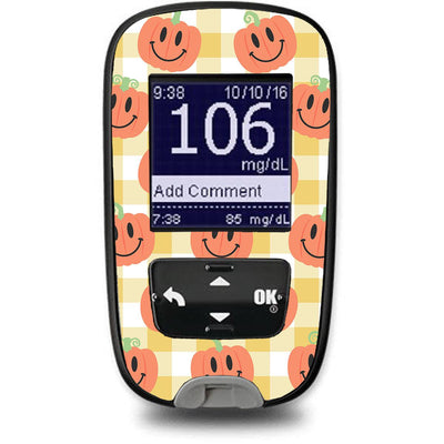 Pumpkin Smilies for the Accu-Chek Guide Glucometer Pumpkin Smilies for the Accu-Chek Guide Glucometer
