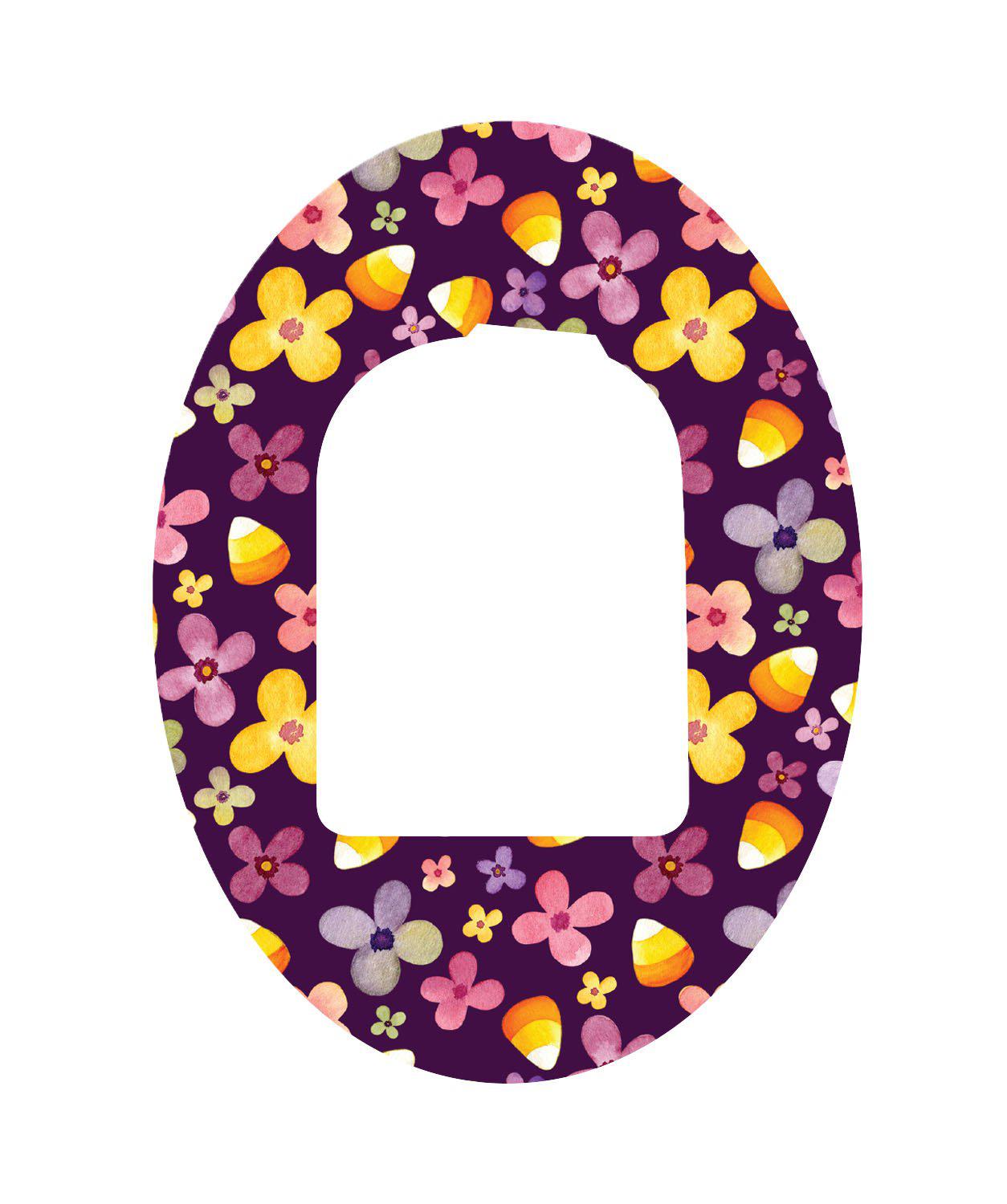 Purple Floral Pod Patch Tape - Pump Peelz Purple Floral Pod Patch Tape - Pump Peelz