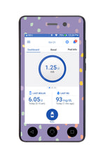 Purple Pastel Sticker for Omnipod DASH® PDM – Pump Peelz Purple Pastel Sticker for Omnipod DASH® PDM – Pump Peelz