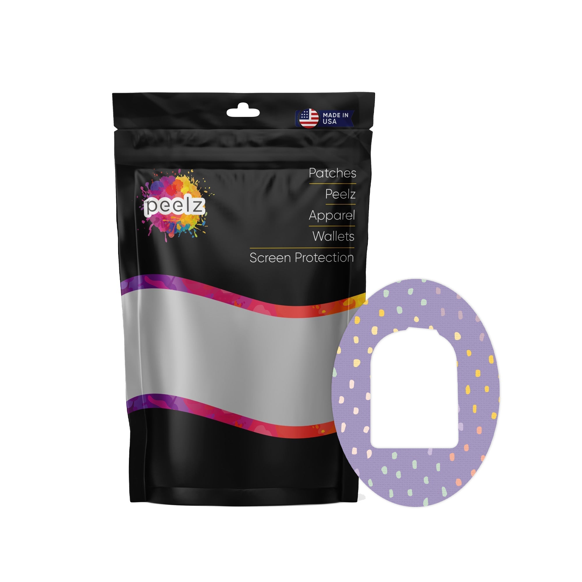Purple Pastel Pod Patch Tape - Pump Peelz Purple Pastel Pod Patch Tape - Pump Peelz