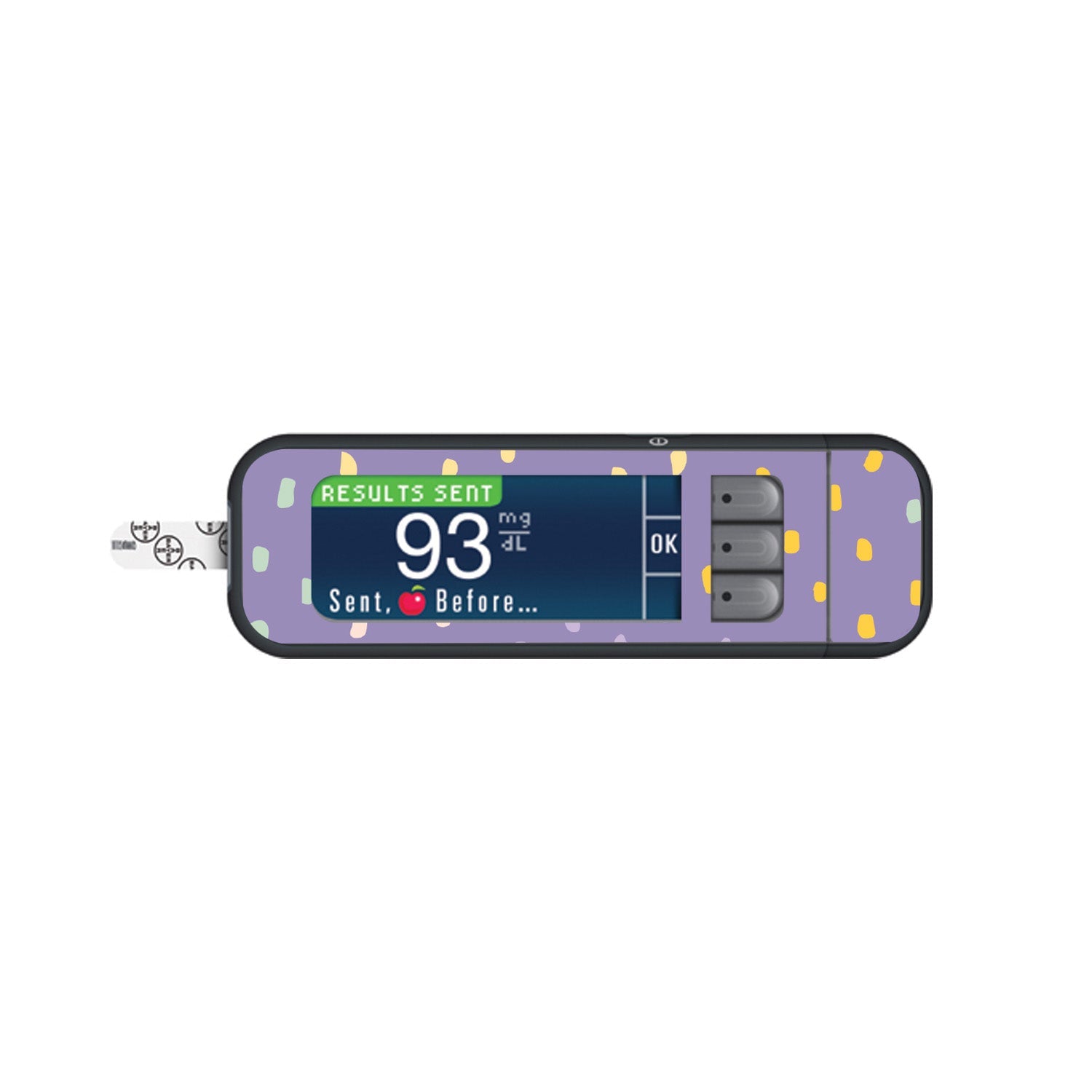 Purple Pastel for Bayer Contour Next Glucometer Purple Pastel for Bayer Contour Next Glucometer