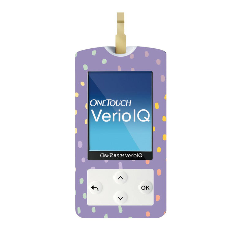 Purple Pastel for OneTouch Verio IQ Glucometer Purple Pastel for OneTouch Verio IQ Glucometer