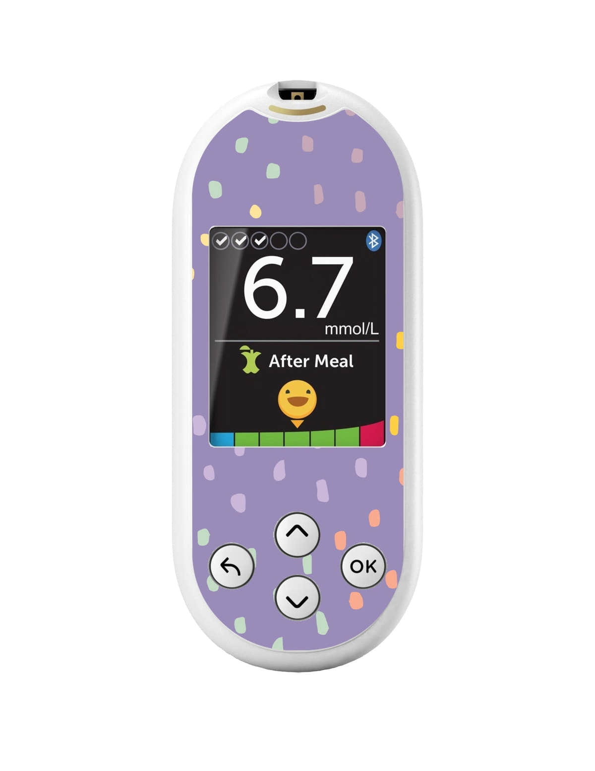 Purple Pastel for OneTouch Verio Reflect Glucometer Purple Pastel for OneTouch Verio Reflect Glucometer