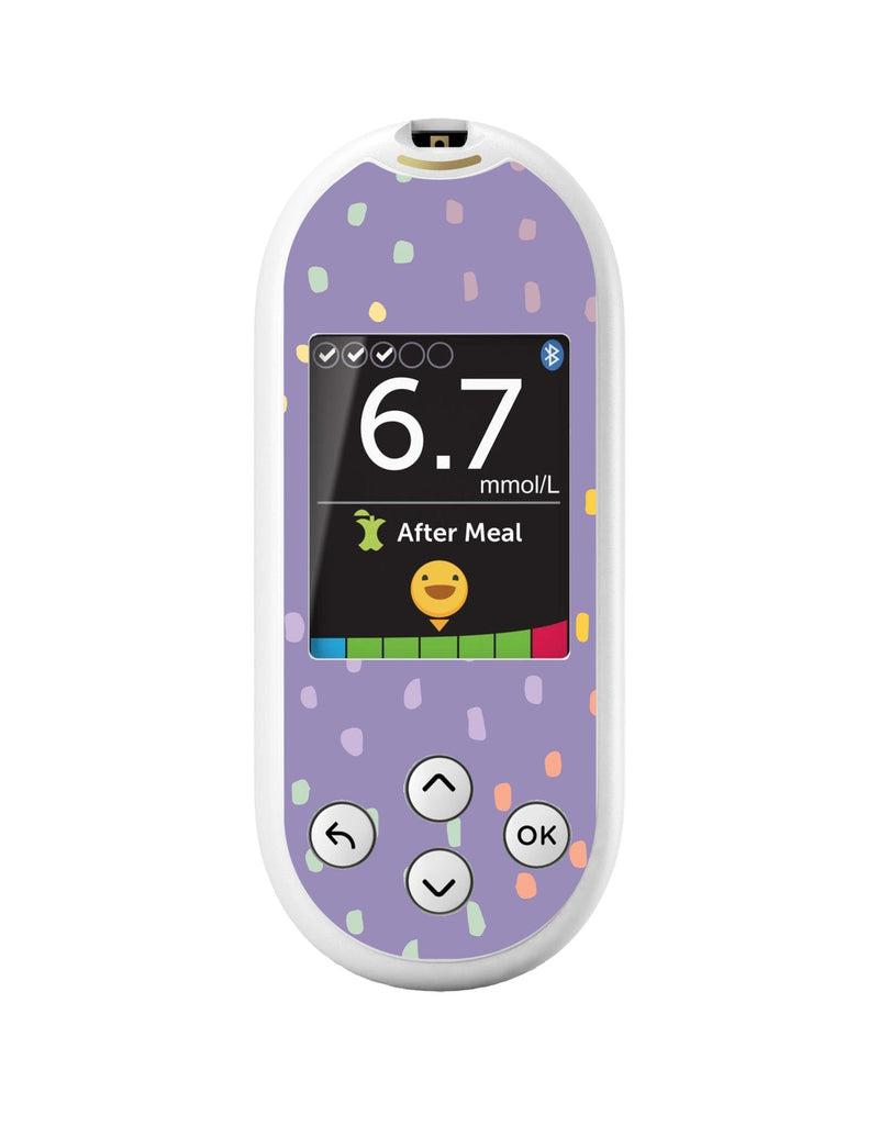 Purple Pastel for OneTouch Verio Reflect Glucometer Purple Pastel for OneTouch Verio Reflect Glucometer