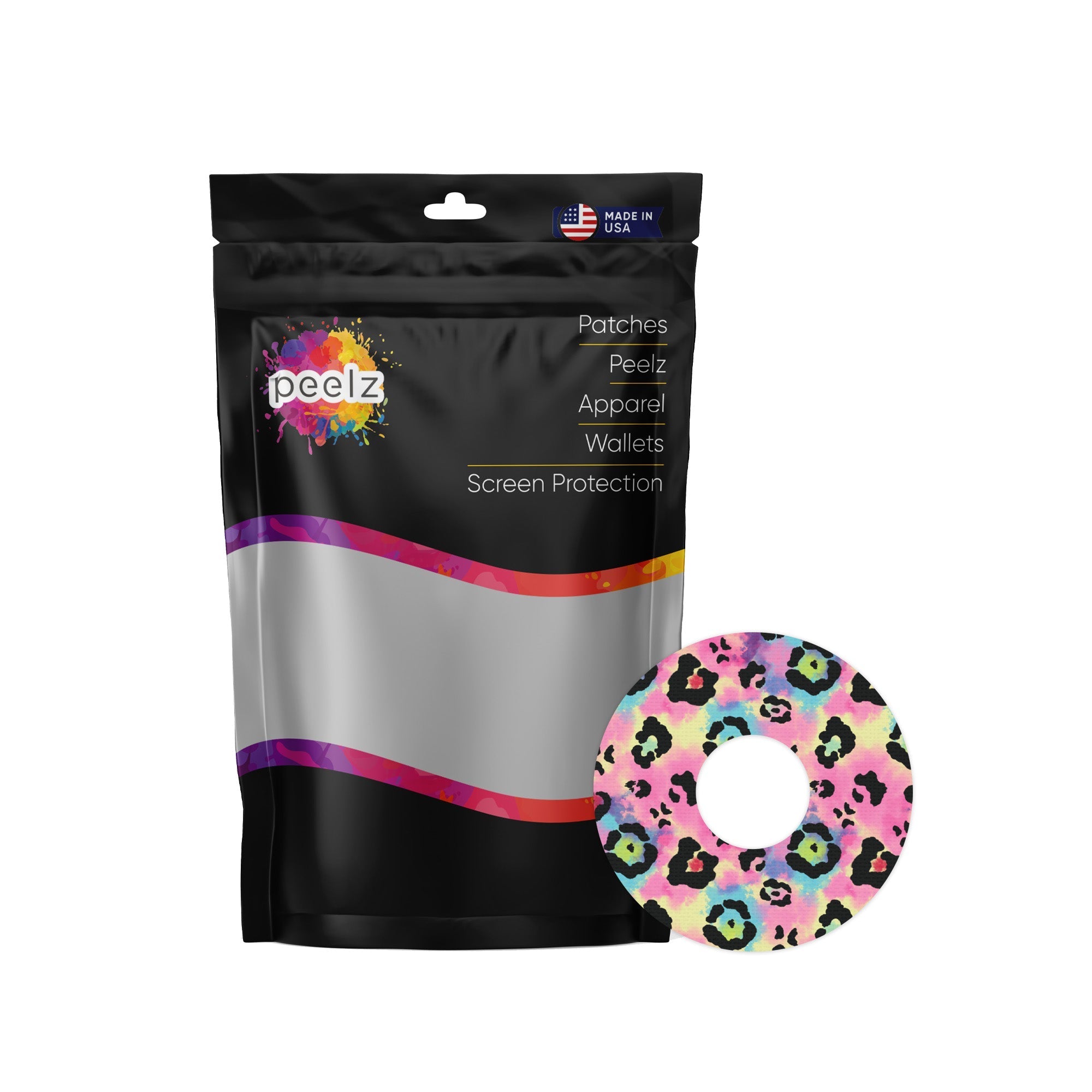 Rainbow Leopard Patch Tape Designed for the FreeStyle Libre 3 Plus & Lingo Rainbow Leopard Patch Tape Designed for the FreeStyle Libre 3 Plus & Lingo