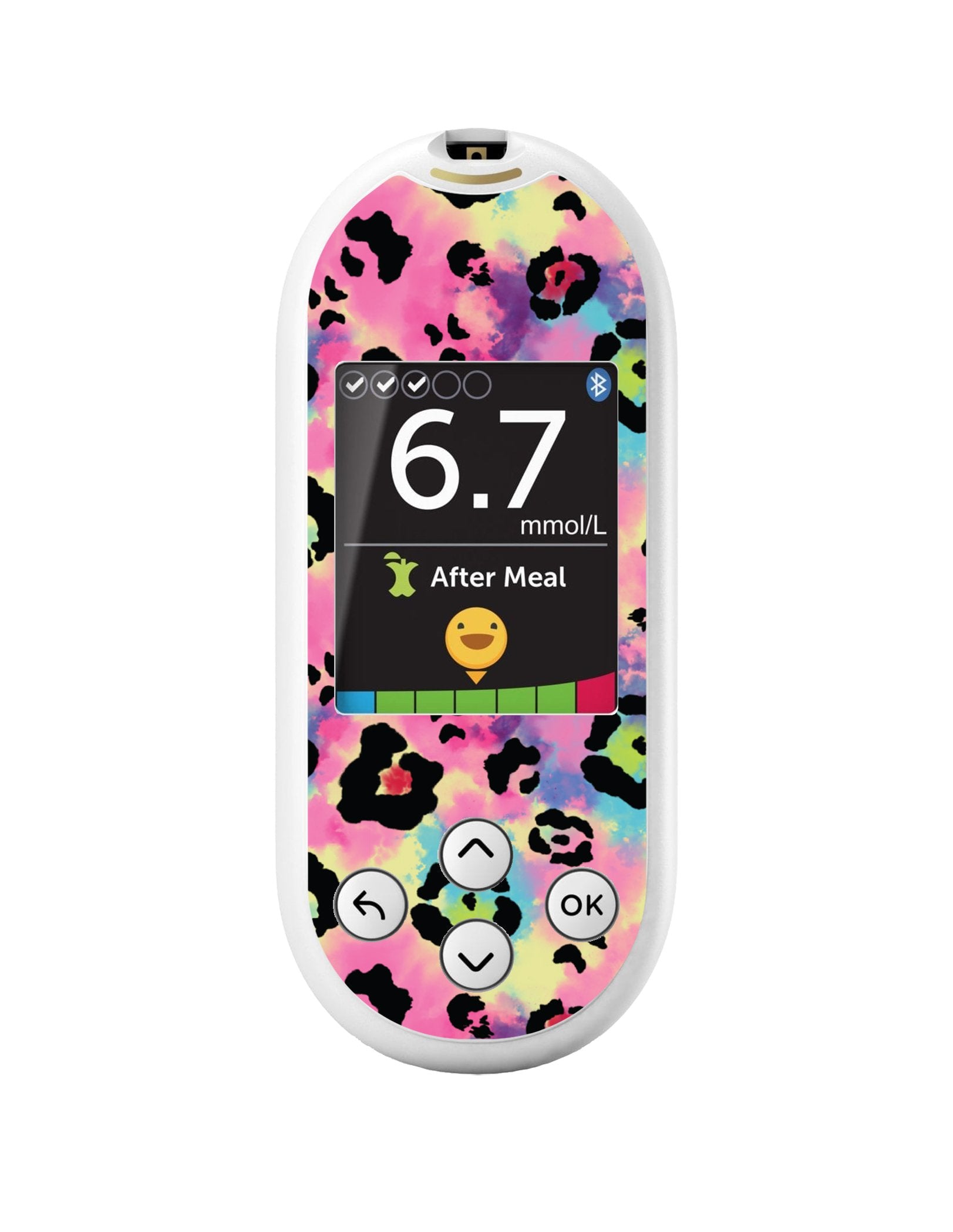 Rainbow Leopard for OneTouch Verio Reflect Glucometer Rainbow Leopard for OneTouch Verio Reflect Glucometer