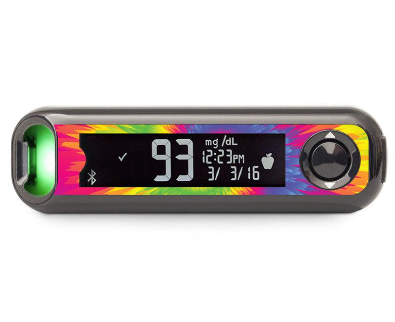 Rainbow Tie Dye Bayer Contour© Next One Glucometer Rainbow Tie Dye Bayer Contour© Next One Glucometer