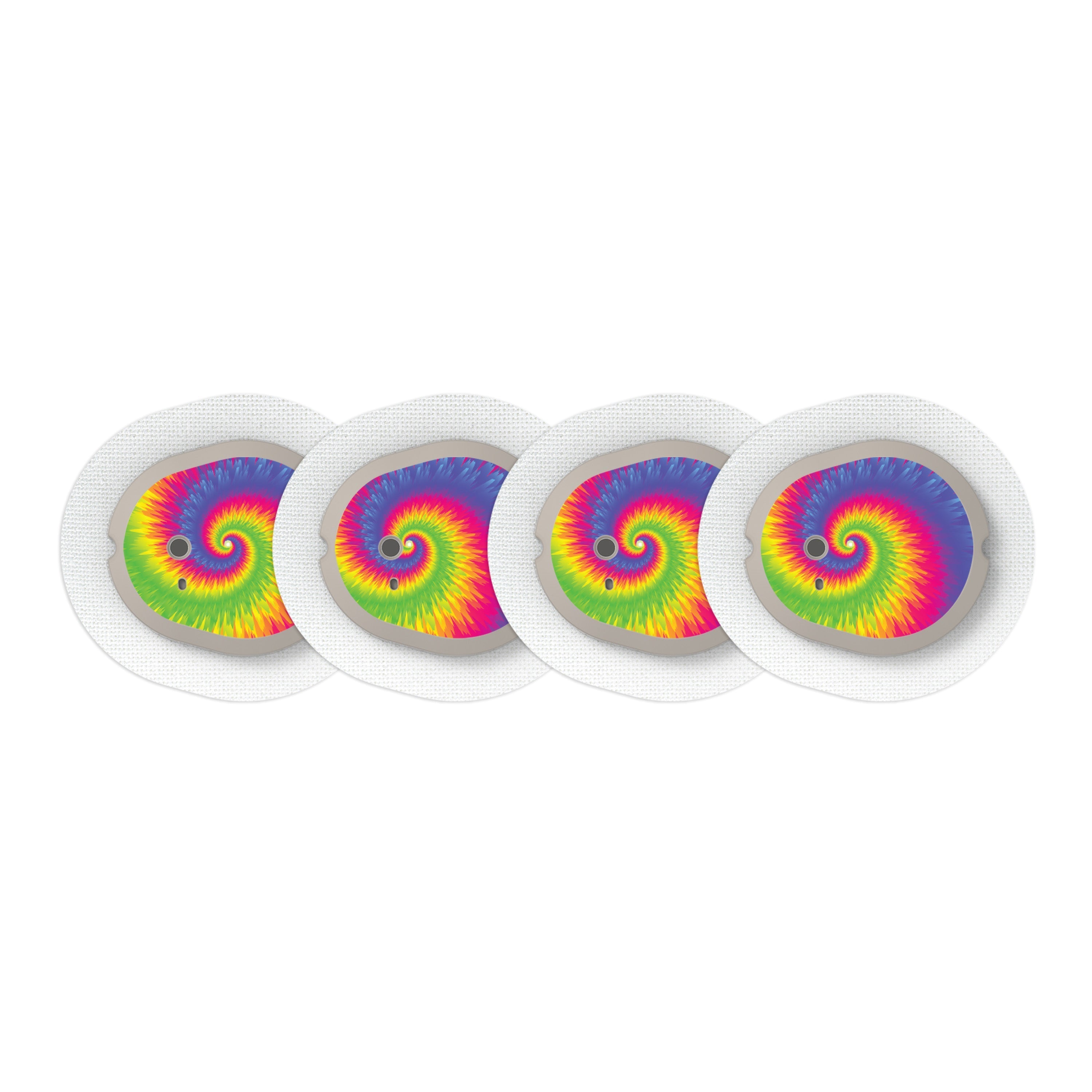 Rainbow Tie-Dye Sticker Designed for the DEXCOM G7 and Stelo Transmitter Rainbow Tie-Dye Sticker Designed for the DEXCOM G7 and Stelo Transmitter