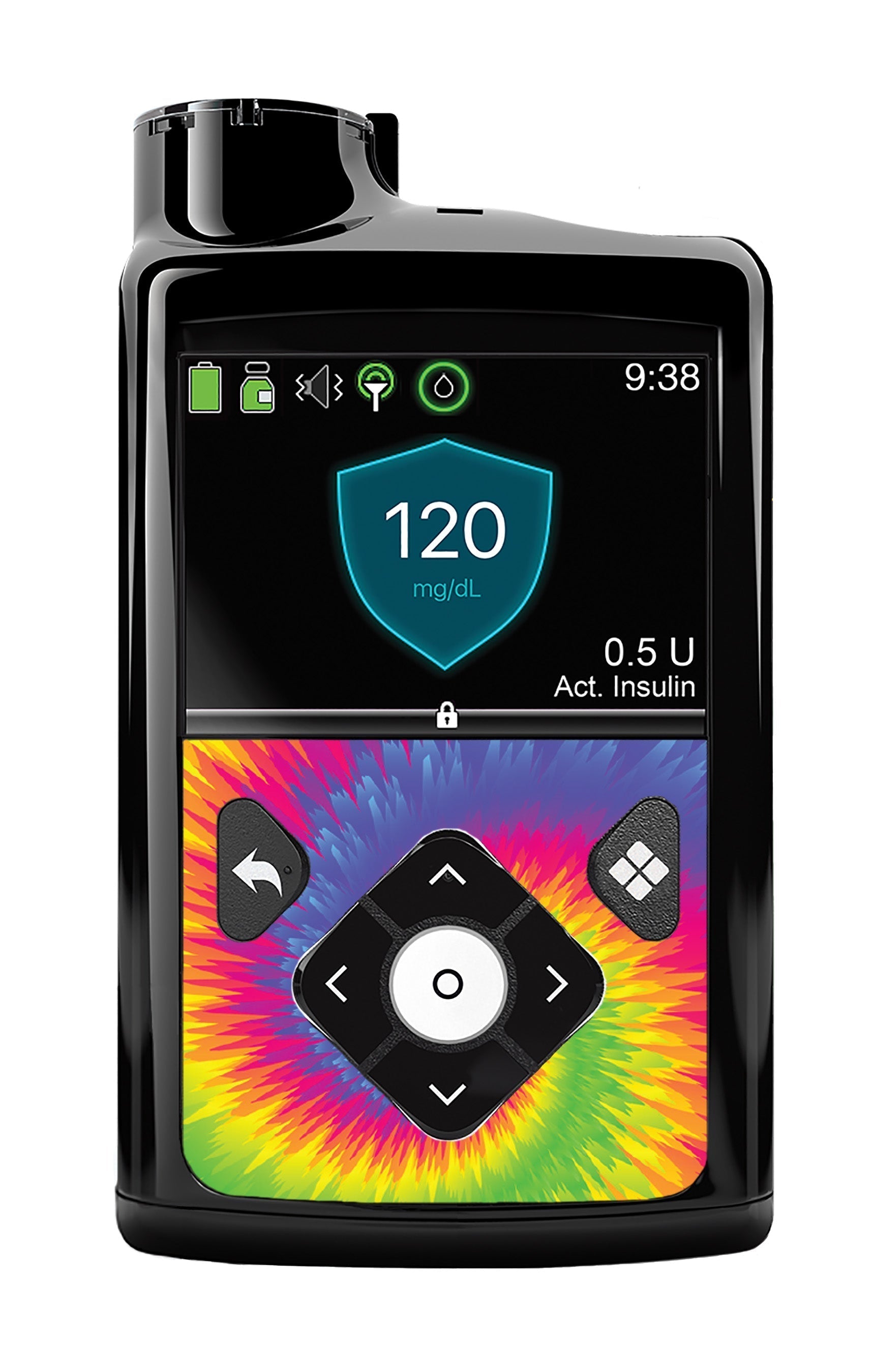 Rainbow Tie Dye for Medtronic MiniMed 770G & 780G Rainbow Tie Dye for Medtronic MiniMed 770G & 780G