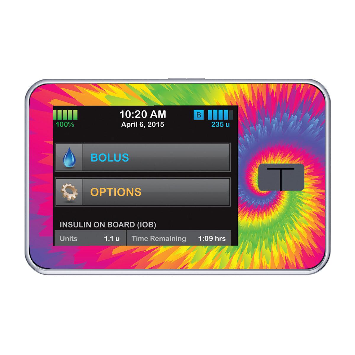 Rainbow Tie Dye for Tandem t:slim Rainbow Tie Dye for Tandem t:slim