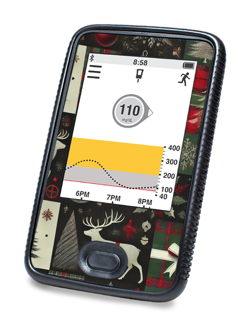 Reindeer Paper Sticker for DEXCOM G6 Touchscreen Receiver Reindeer Paper Sticker for DEXCOM G6 Touchscreen Receiver