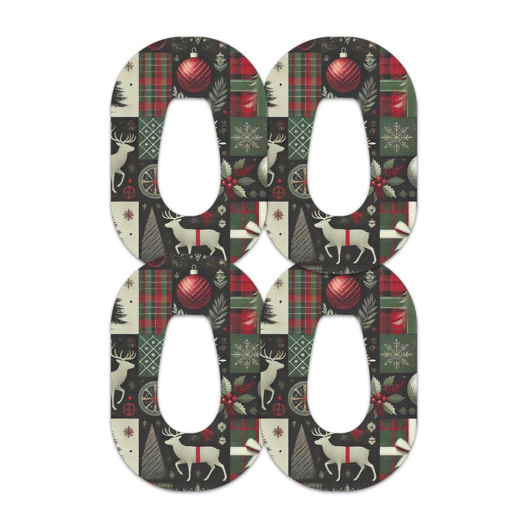 Reindeer Paper Dexcom G6 Patch Tape - Pump Peelz Reindeer Paper Dexcom G6 Patch Tape - Pump Peelz
