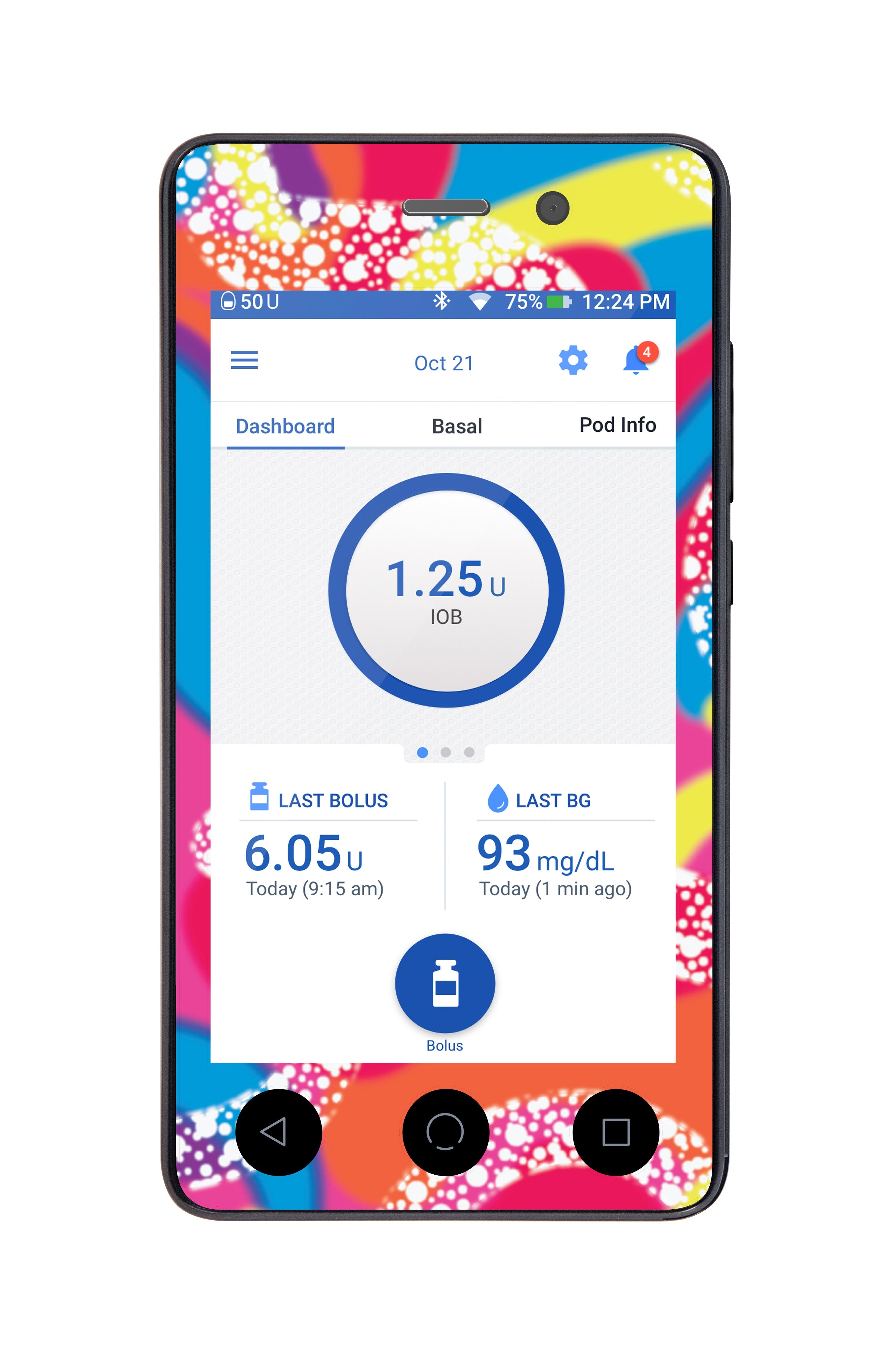 Retro Malibu Sticker for Omnipod DASH® PDM – Pump Peelz Retro Malibu Sticker for Omnipod DASH® PDM – Pump Peelz