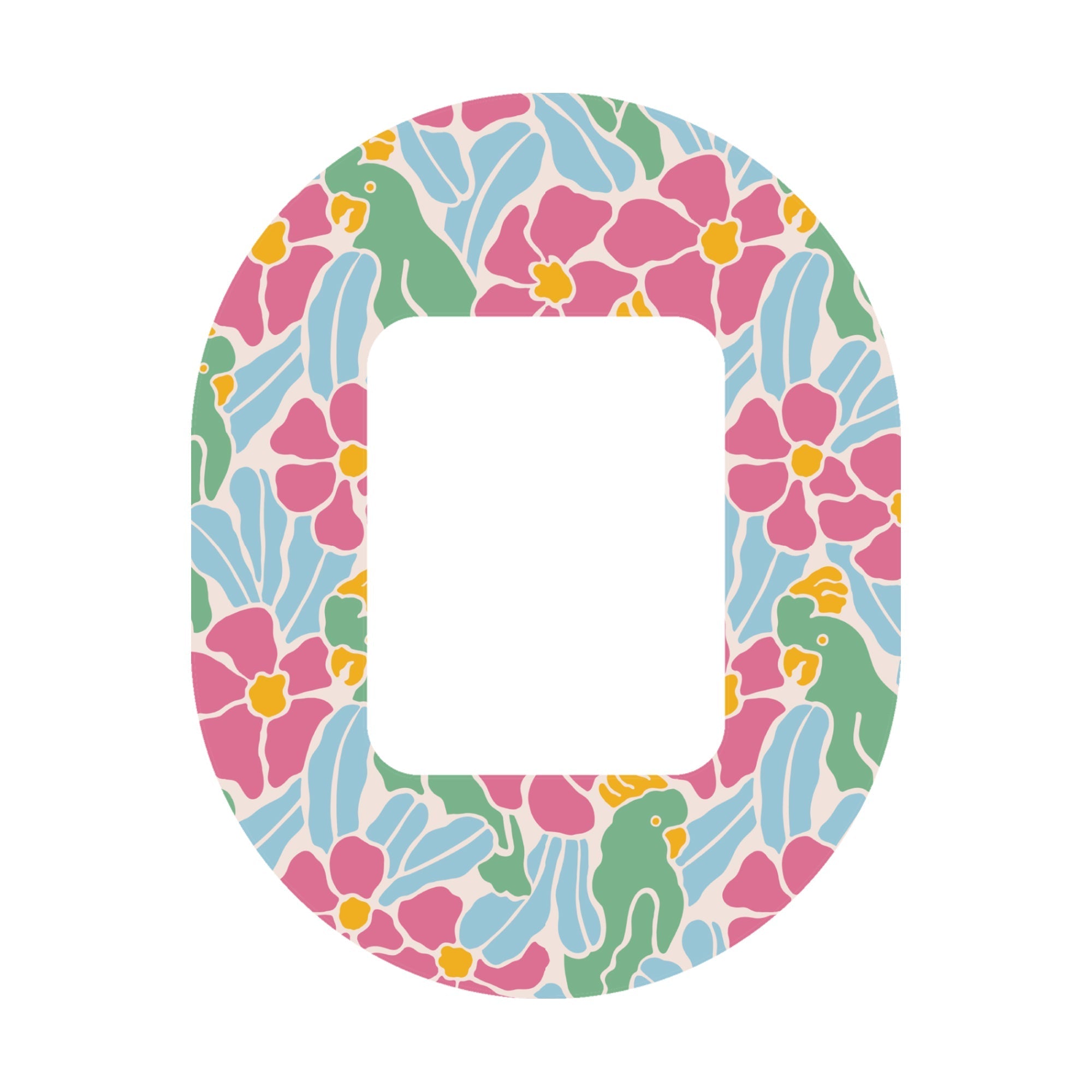 Retro Parrots Tandem Mobi Patch Tape - Pump Peelz Retro Parrots Tandem Mobi Patch Tape - Pump Peelz