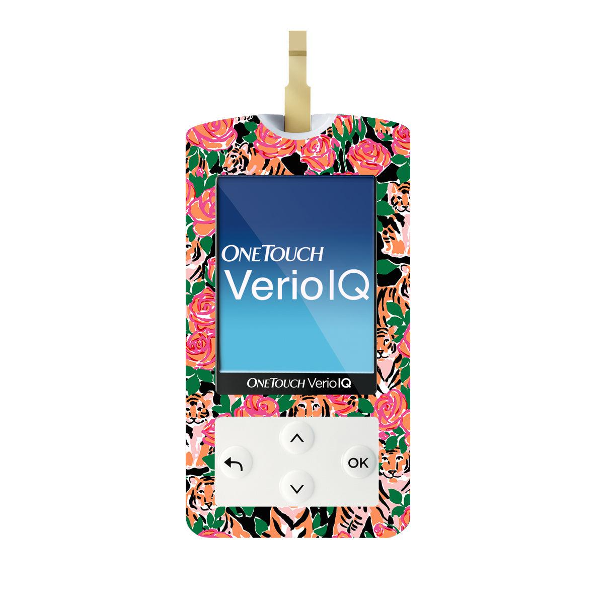Rosey Tigers for OneTouch Verio IQ Glucometer Rosey Tigers for OneTouch Verio IQ Glucometer