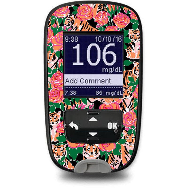 Rosey Tigers for the Accu-Chek Guide Glucometer Rosey Tigers for the Accu-Chek Guide Glucometer