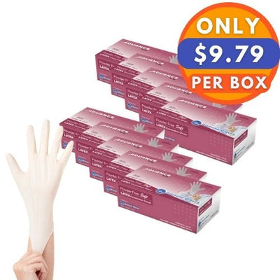 ADVANCE Latex Gloves - Exam Grade, Powder Free, 1,000 Gloves - BOGO 20% OFF ADVANCE Latex Gloves - Exam Grade, Powder Free, 1,000 Gloves - BOGO 20% OFF