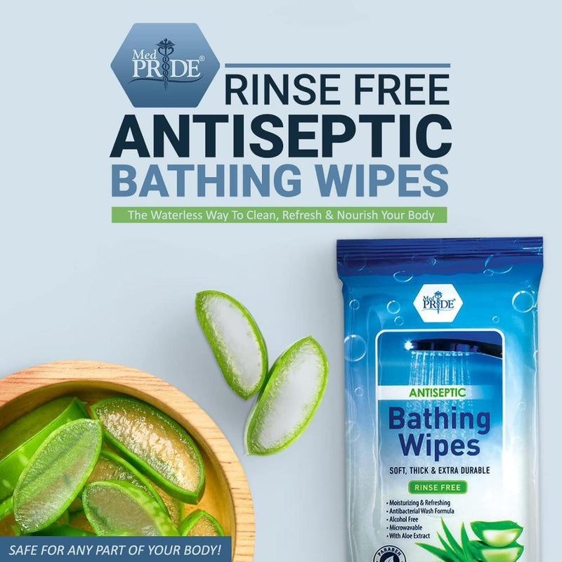 MedPride 8"x8" Bathing Wipes, 8 Counts / 12 box/ 2 box/case, 192 counts MedPride 8"x8" Bathing Wipes, 8 Counts / 12 box/ 2 box/case, 192 counts