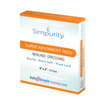 Safe N Simple Simpurity Super Absorbent Pad Wound Dressing (160 Count) Safe N Simple Simpurity Super Absorbent Pad Wound Dressing (160 Count)