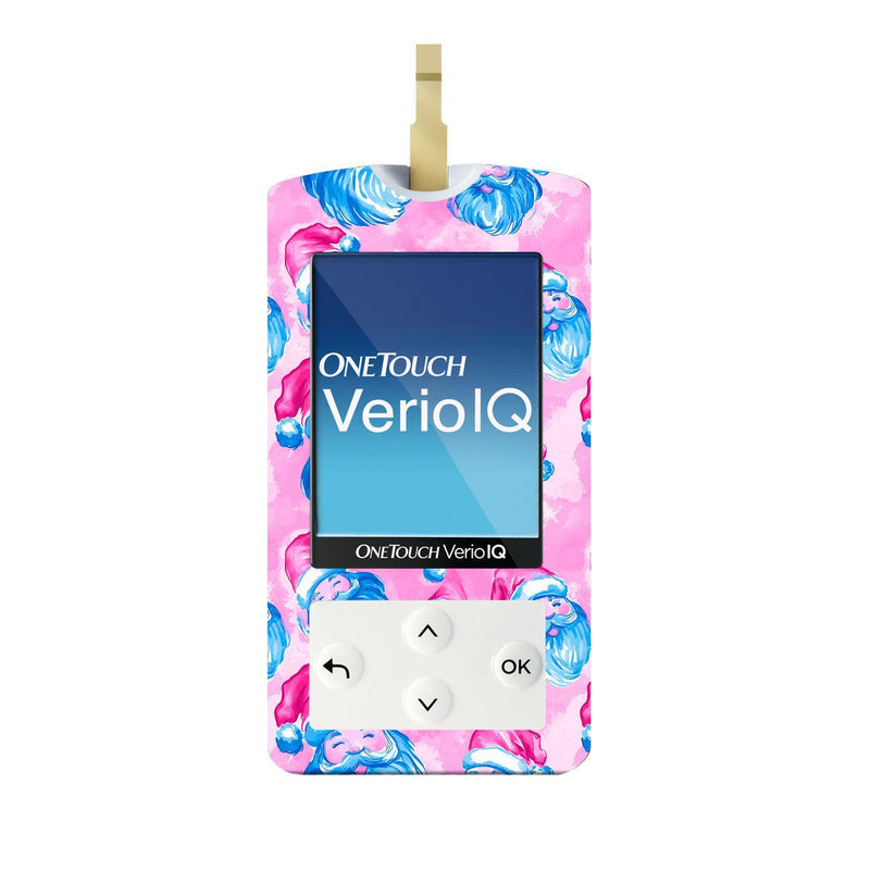 Santa Sticker for OneTouch Verio IQ Glucometer Santa Sticker for OneTouch Verio IQ Glucometer