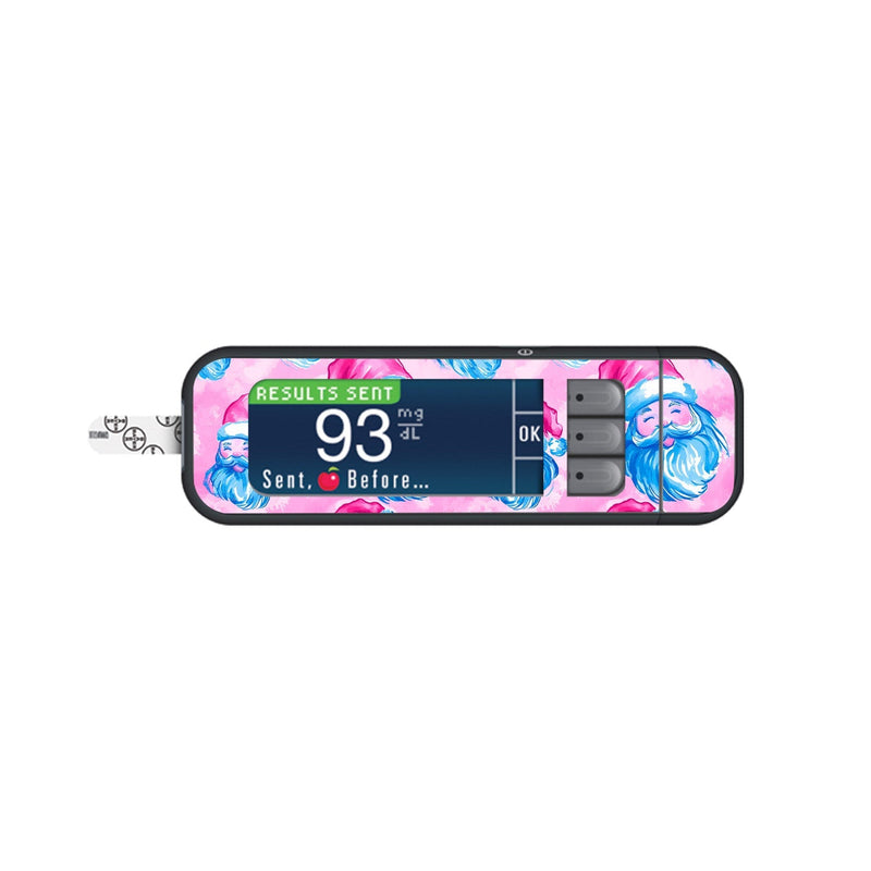 Santa Sticker for Bayer Contour Next Glucometer Santa Sticker for Bayer Contour Next Glucometer