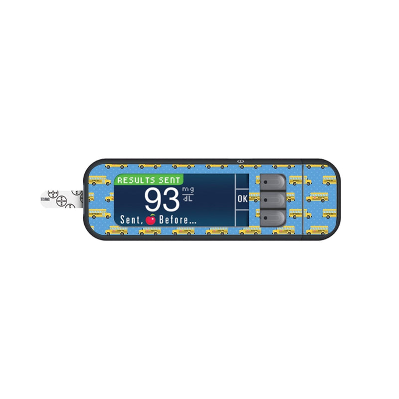 School Bus Sticker for Bayer Contour Next Glucometer School Bus Sticker for Bayer Contour Next Glucometer