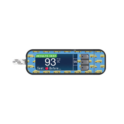School Bus Sticker for Bayer Contour Next Glucometer School Bus Sticker for Bayer Contour Next Glucometer