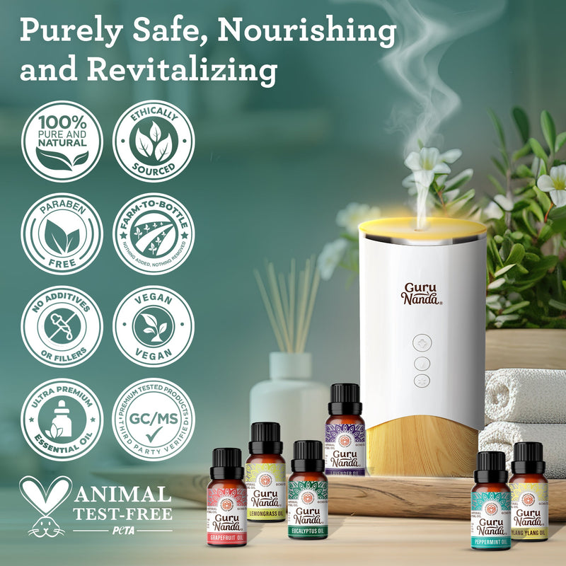 6 Essential Oils Single Notes Set, 10 ML 6 Essential Oils Single Notes Set, 10 ML