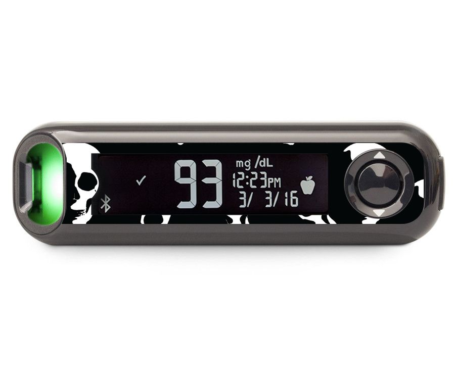 Shadow Skulls Bayer Contour© Next One Glucometer Shadow Skulls Bayer Contour© Next One Glucometer