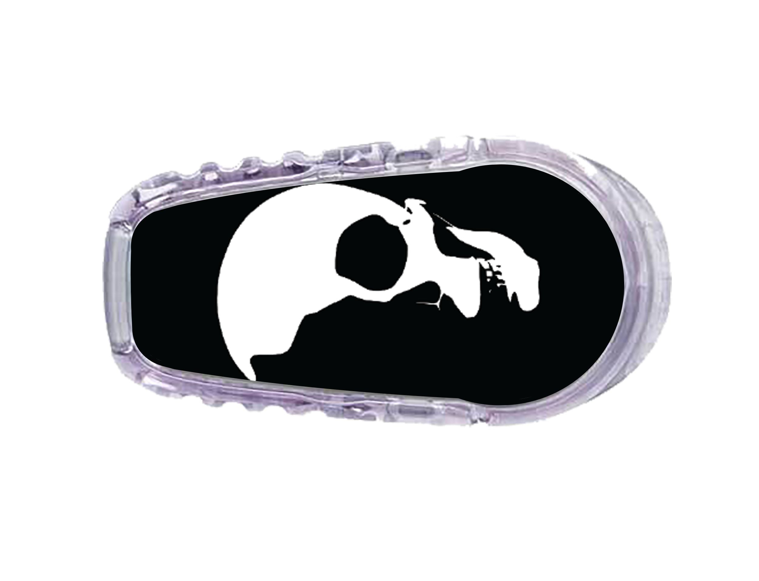 Shadow Skulls Dexcom G6 Transmitter Sticker Shadow Skulls Dexcom G6 Transmitter Sticker
