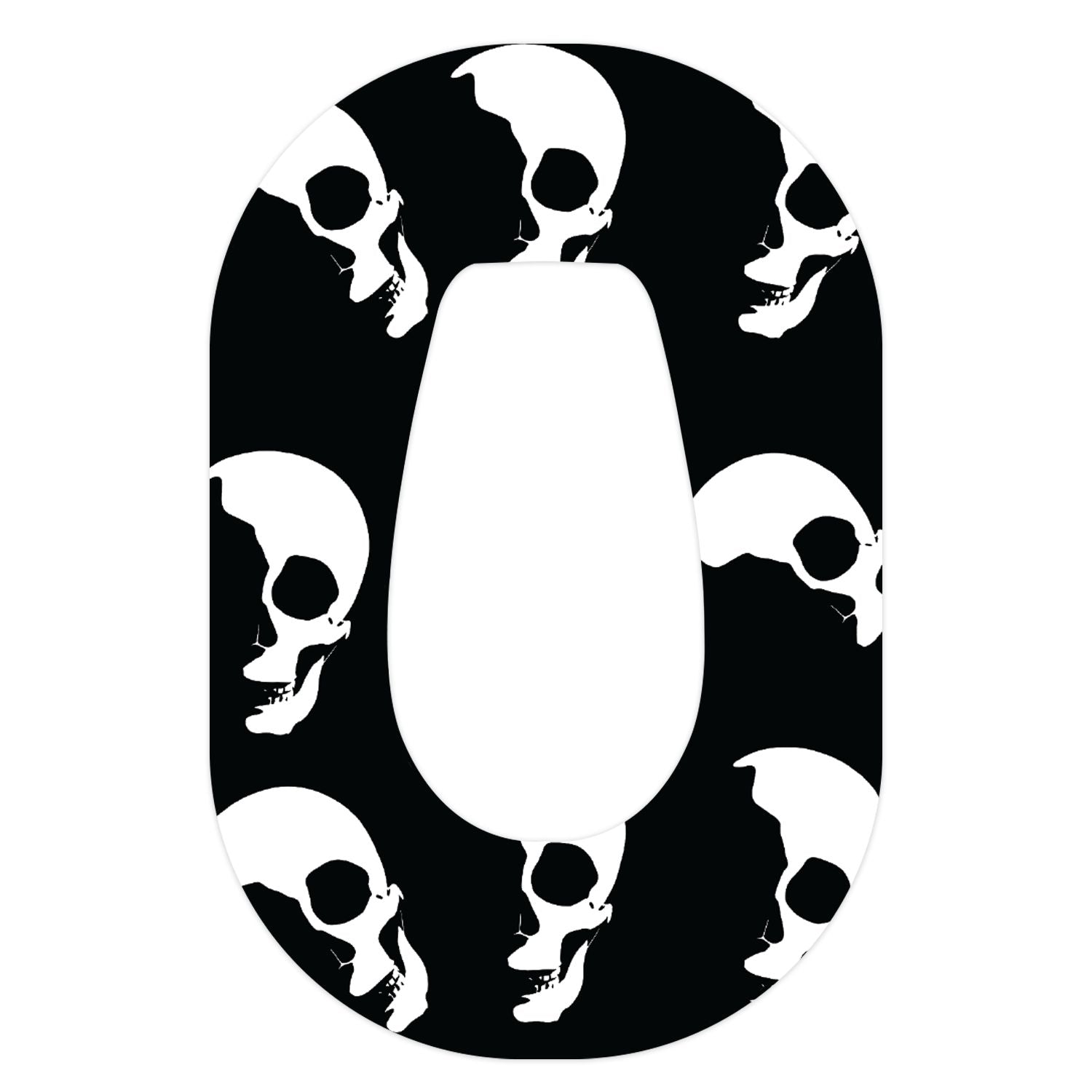 Shadow Skulls Dexcom G6 Patch Tape - Pump Peelz Shadow Skulls Dexcom G6 Patch Tape - Pump Peelz
