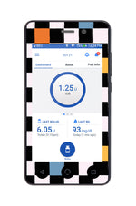 Skater Grid Sticker for Omnipod DASH® PDM – Pump Peelz Skater Grid Sticker for Omnipod DASH® PDM – Pump Peelz