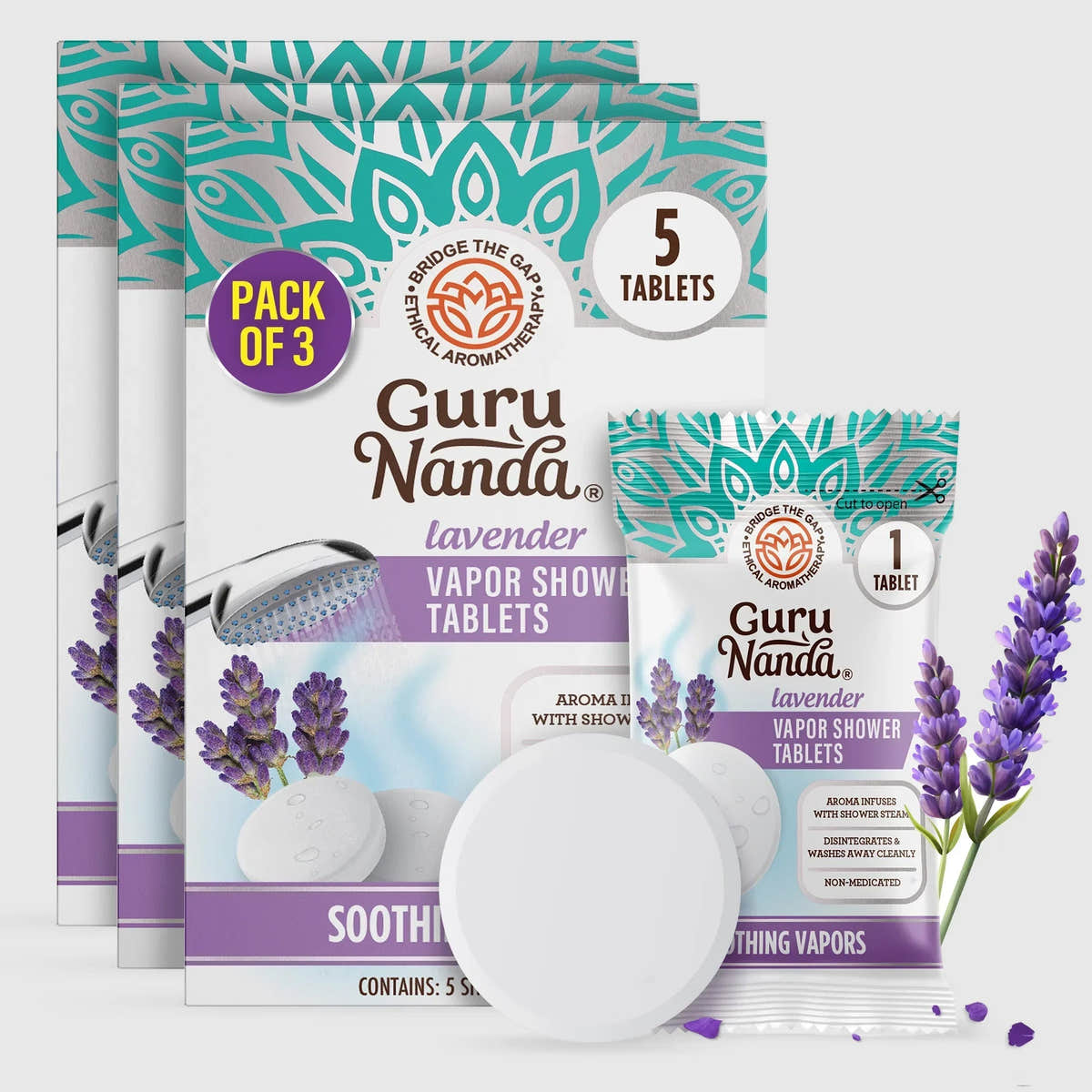 Lavender Vapor Shower Tablets - 15 Count (3 Pack) Lavender Vapor Shower Tablets - 15 Count (3 Pack)