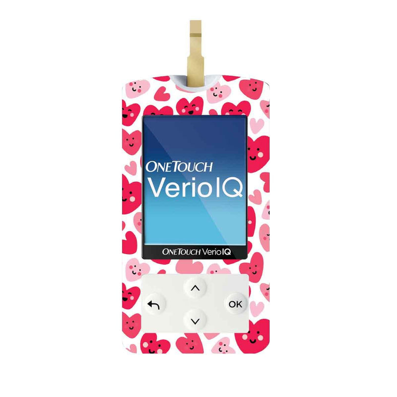 Smiley Hearts for OneTouch Verio IQ Glucometer Smiley Hearts for OneTouch Verio IQ Glucometer