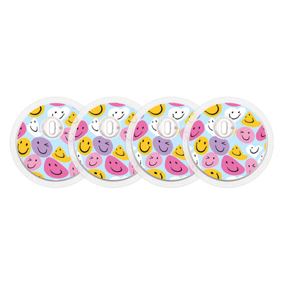 Smilies Sticker Designed for the FreeStyle Libre 3 Plus & Lingo Sensor Smilies Sticker Designed for the FreeStyle Libre 3 Plus & Lingo Sensor