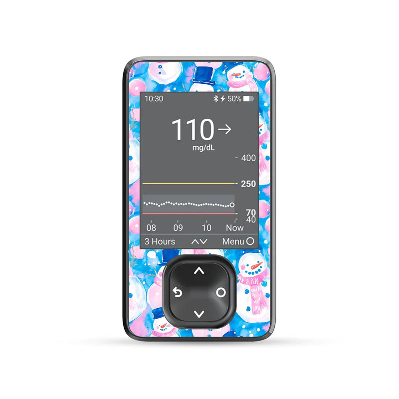 Snowman Sticker for DEXCOM G7 and G6 Touchscreen Receiver Sticker Snowman Sticker for DEXCOM G7 and G6 Touchscreen Receiver Sticker