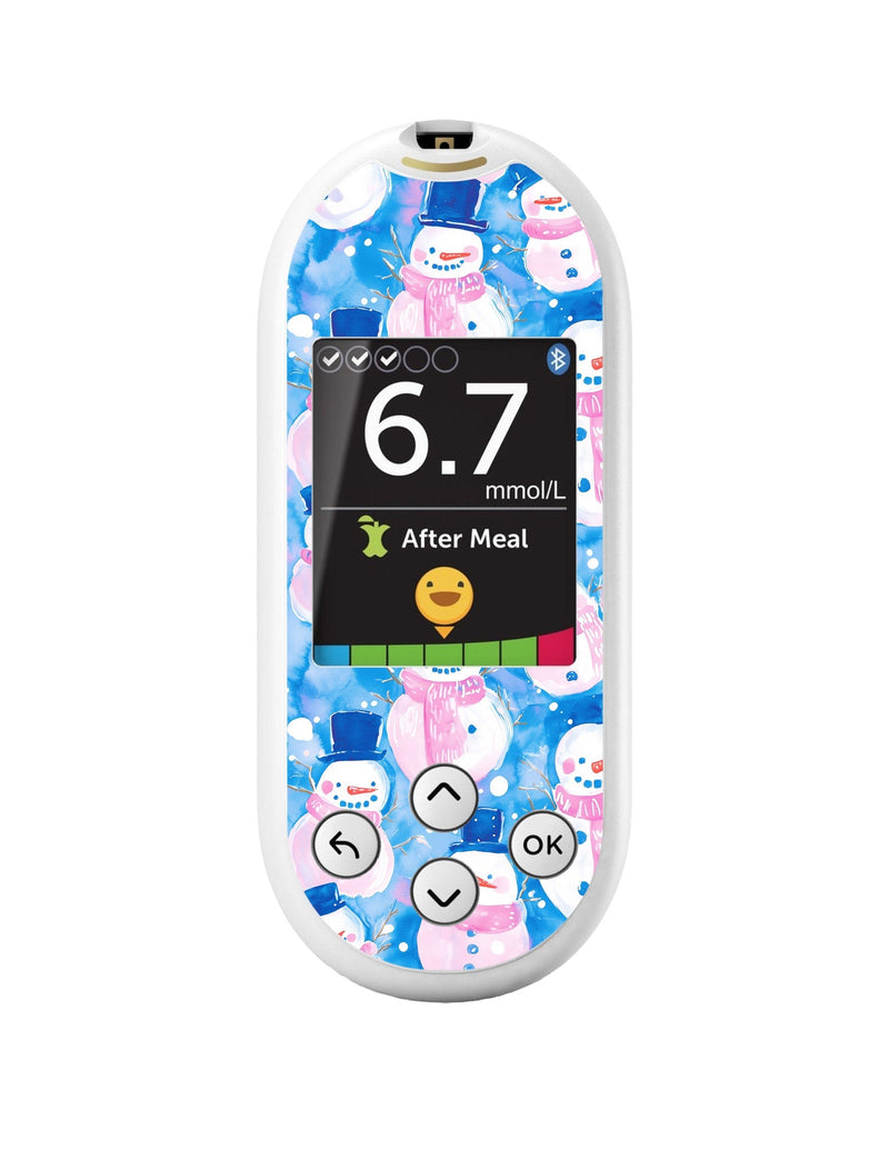Snowman Sticker for OneTouch Verio Reflect Glucometer Snowman Sticker for OneTouch Verio Reflect Glucometer