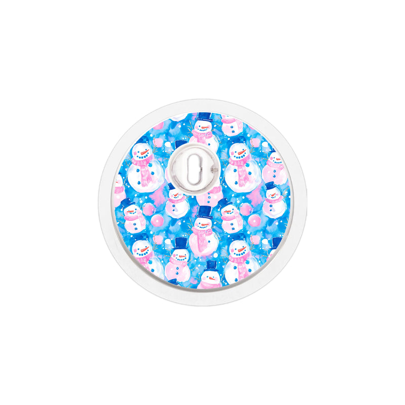 Snowman Sticker for FreeStyle Libre 3 Plus & Lingo Sensor Snowman Sticker for FreeStyle Libre 3 Plus & Lingo Sensor