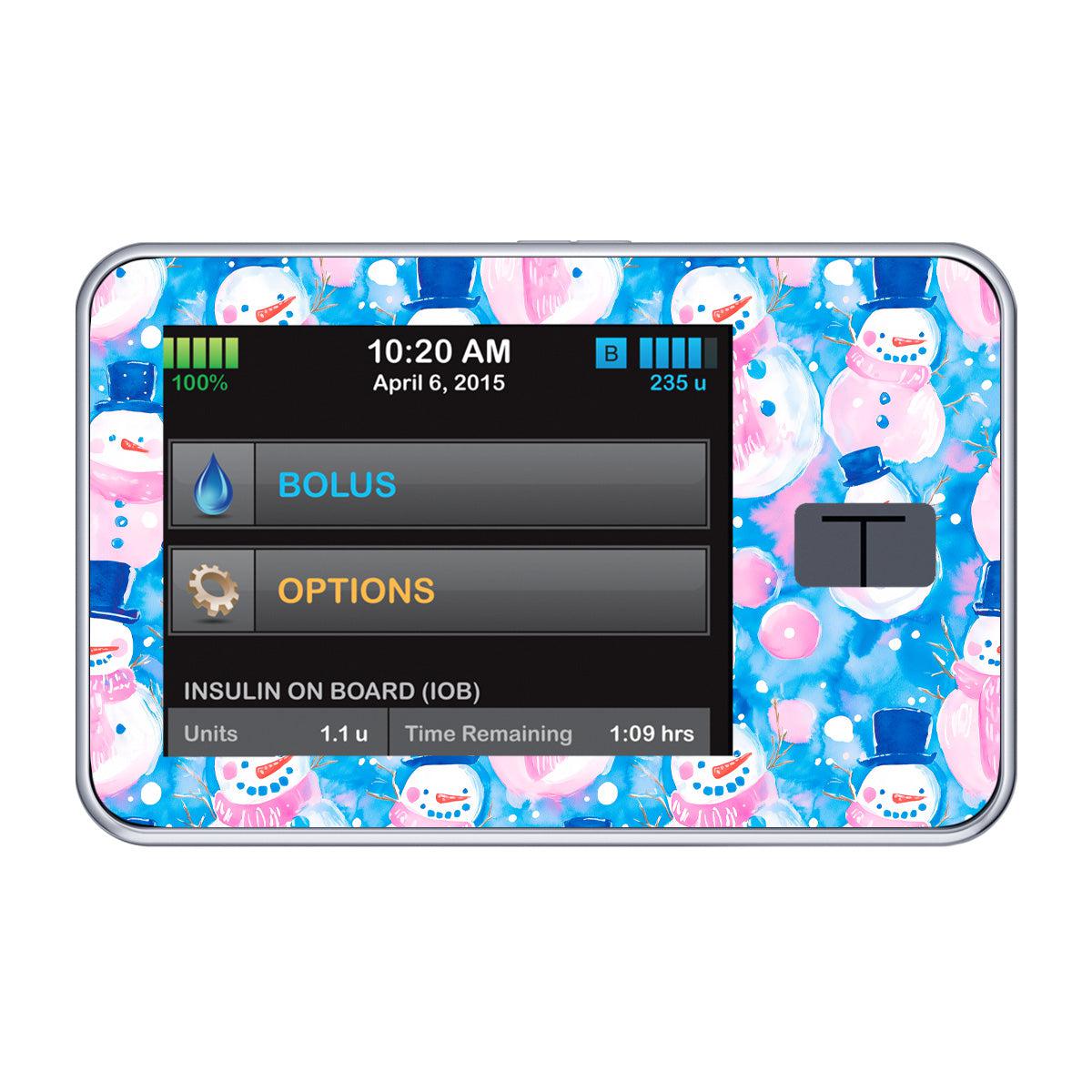 Snowman Sticker for Tandem t:slim Snowman Sticker for Tandem t:slim